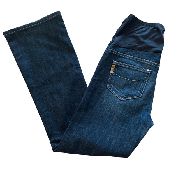 Paige Maternity Jeans Laurel Canyon Dark Wash Size 29 - Picture 5 of 16